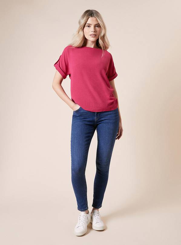 DOROTHY PERKINS Roll Sleeve Blouse 12